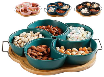 Менажниці на підставці Colored 32,5х31см (ціна за набір 6 предметів)