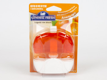 Освежитель для унитаза гель блок "General Fresh" апельсин 55 мл