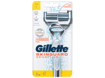 Бритва з 2 змінними касетами Gillette Skinguard Sensitive 2 леза