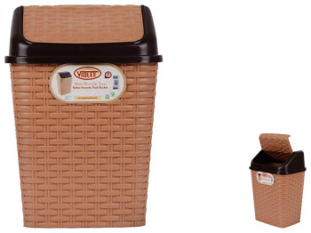 Відро для сміття Violet House Роттанг Cream, 10л, 8690067330244