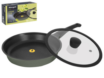 Сковорода Ringel Zitrone Olive, 28см, с крышкой, 6900068859029