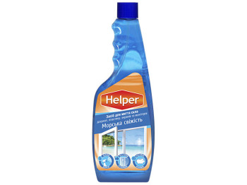 Средство для мытья стекол Helper Морская свежесть запаска 500мл