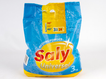 Стиральный порошок бесфосфатный универсальный "Saly" 3кг Чехия