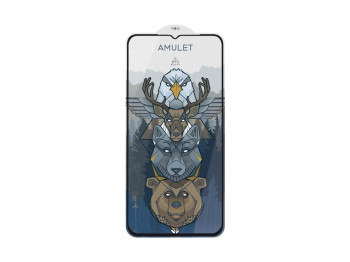 Защитное стекло Amulet 2.5D HD Antistatic для Motorola E13, черный