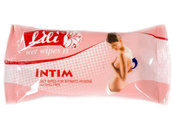 Влажные салфетки "Lili" "Для интимной гигиены" 15 шт