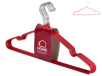 Набор вешалок для одежды Idea Home Red 40,5х21х0,3см (цена за набор 8шт) 21360