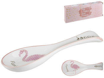 Подставка для ложек Фламинго 25,2х9,1х2,7см