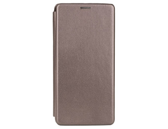 Чехол-книжка кожа для Xiaomi Poco X3/Poco X3 Pro Цвет Серый