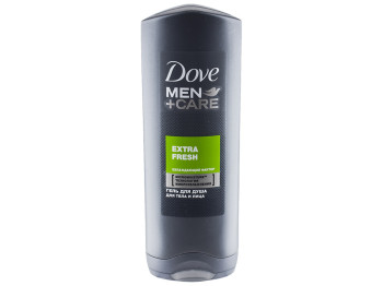 Гель для душу Dove men+care "Екстрасвіжість" чоловічий, для тіла і обличчя 250мл