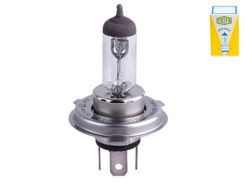 Лампа автомобільна галогенна для фари Trifa H4, 24V, 70 - 75W long - life, цоколь P43t (41662)