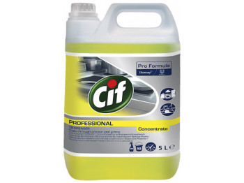 Средство для чистки жира и пригара на кухне Cif Prof, концентрат, 5л