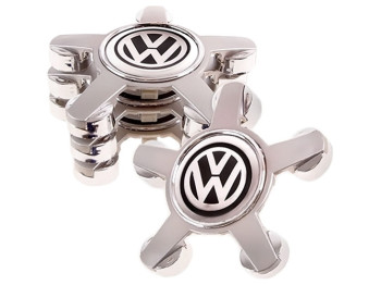 Заглушка колесного диска под болты VW, 57x135, с кольцом, 53984, 4шт