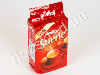 Кофе натуральный молотый Lavazza "Suerte" 250гр в брикете, Италия