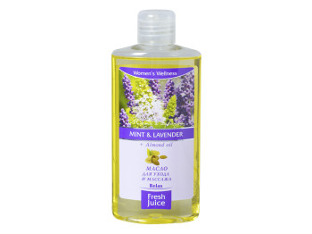 Олія для догляду і масажу Fresh Juice "Mint&Lavender+Almond oil" 150мл
