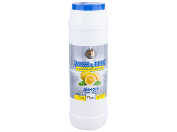 Средство для чистки Wash&Free Лимон с эффектом соды, 400г