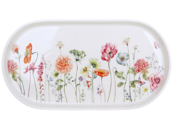 Блюдо фарфоровое Flower Garden, 30,5х16х2,5см