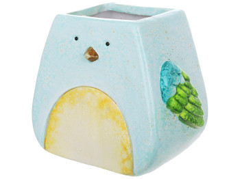 Декоративная ваза - кашпо Птица, 11,5x9,5x10,5см