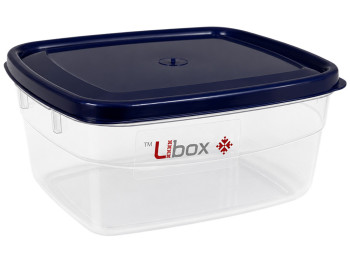 Судок с крышкой Ubox, полипропилен, цвет прозрачный синий, 500мл