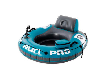 Плотик надувной Intex 56843 River Run Pro 1, с подголовником, с держателем для телефона,140×132см
