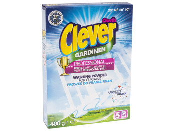 Порошок для стирки штор и гардин Clever Gardinen 400г