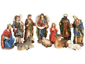 Вертеп, 64см (цена за набор из 11-ти фигур)