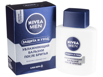 Бальзам після гоління Nivea men "Захист і догляд" зволожуючий, з алое вера 100мл