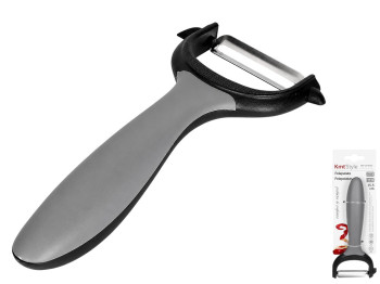 Овощечистка KmtStyle, 15,5 см, серая