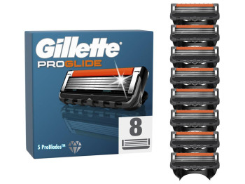 Картриджи сменные Gillette Fusion5 ProGlide, сталь, 8шт