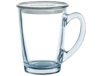 Чашка Luminarc New Morning Transparent, с крышкой, 320мл, 0883314944310