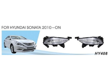 Фары дополнительные модель Hyundai Sonata, 2010-12, HY-408, 881-12V27W (цена за 2шт)