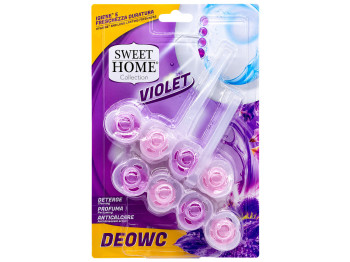Набір туалетних блоків Sweet Home Violet для унітазу, квітковий аромат, 2×50г, 2шт (ціна за набір)