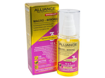 Масло-флюид для волос Alliance Professional "Keratin expert" 12в1 поврежденных и секущ. волос 50мл