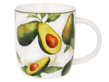 Чашка Avocado Garden, порцелянова, різнокольорова, 360 мл