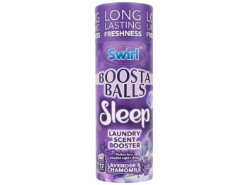 Арома-кульки для прання Swirl Boosta Balls Sleep, аромат лаванда та ромашка, 17 циклів, 230г