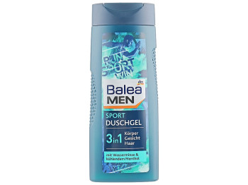 Гель для душу Balea Men 3в1 Sport, 300мл