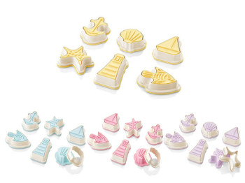 Штамп для печива Bager Mix color пластикові (ціна за набір 6шт) 39004