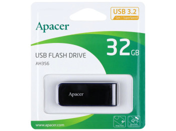USB флеш-накопитель 3.2 Apacer AH356 32Gb, Black