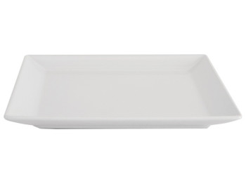 Тарелка Ipec Tokyo, белый глянец, 21х21см, десертная, 6425030002420