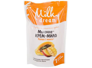 Крем-мило молочне Milky Dream Папайя і манго 500мл
