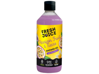 Гель для душа Fresh Juice, Passion Fruit & Tiare, с маслом макадамии, аромат фруктовый, 473мл