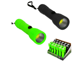 Ліхтарик світлодіодний 5COB, 13,5x3,5см (без батарейок 3шт x ААА)