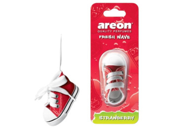 Освіжувач повітря Areon Fresh Wave Strawberry, аромат полуниці, формат кед, підвіска, 31г