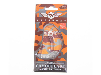 Освежитель воздуха жидкий Fresh Way "Camouflage AutoBliss" Vanilla Love 8мл