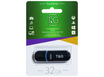USB флеш-накопичувач T&G 32gb Jet 012 Колір Чорний
