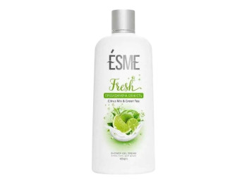 Крем-гель для душа Esme Fresh Пробуждающая свежесть Citrus Mix & Green Tea, 400 г