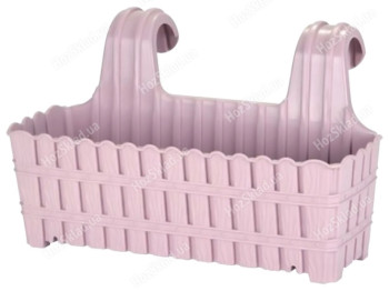 Горщик для квітів Violet House Bamboo MIX, на перила, 40см, 8690067685375
