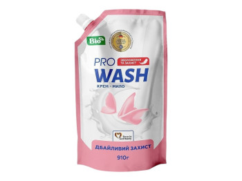Крем-мыло жидкое Pro Wash дбайливий захист, 910 г, dоypack, для всех типов кожи