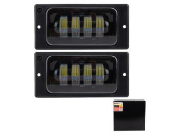 Фары дополнительные модель LADA 2110-14, 4LED-6000K (LD-519 L1-W-LED)