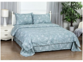 Комплект постільної білизни SOHO, Flora Green, поліестер, полуторний 150×200 см