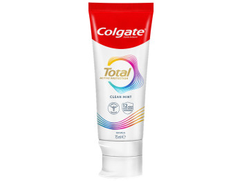 Зубна паста Colgate Total Активний захист Чиста м’ята, фторид олова, 75 мл